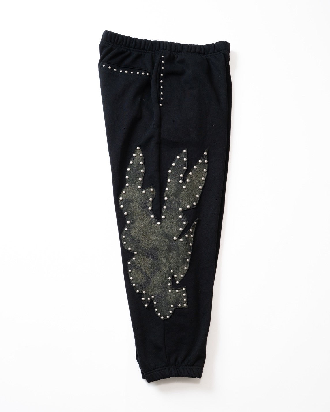 fire camo studs sweatpants