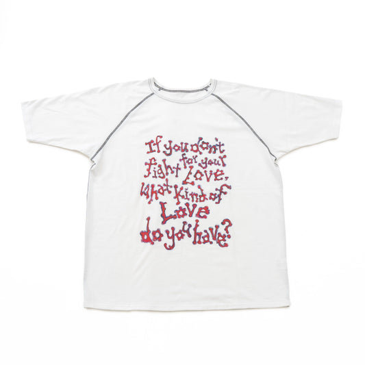 Decide Love Raglan Tee [WHITE]