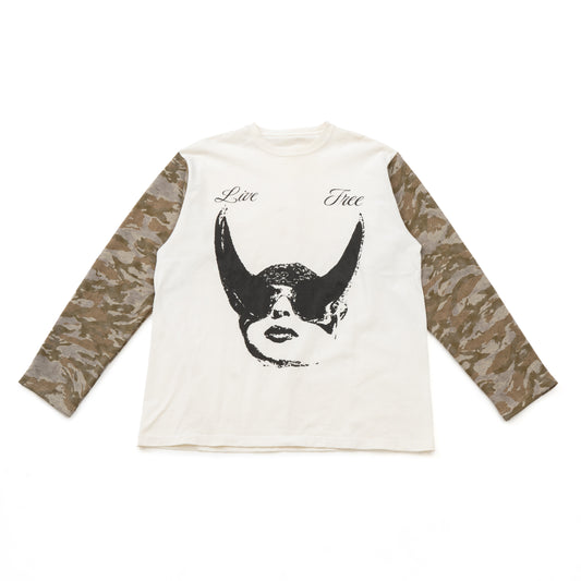 Devil Long Sleeve Tee [WHITE]