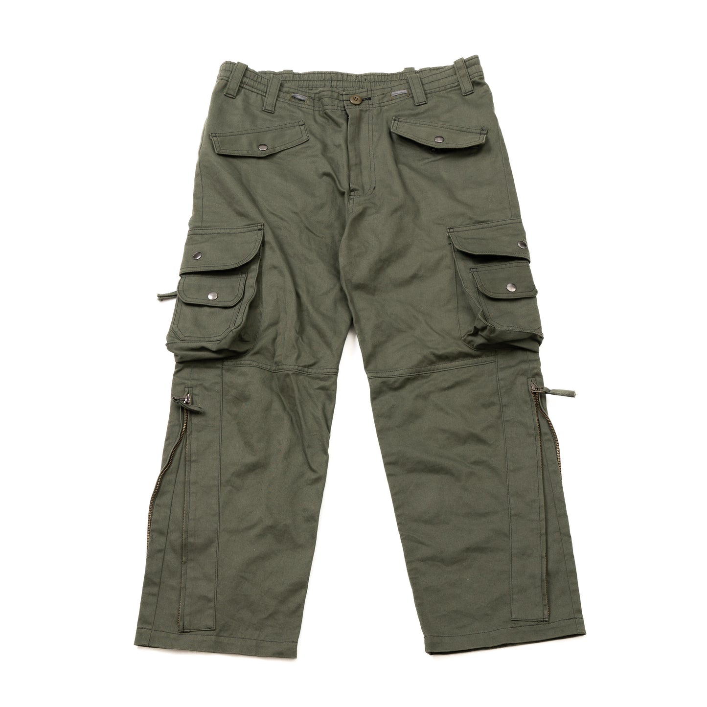 Zip Up Cargo Pants