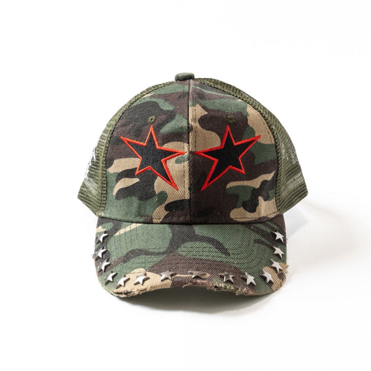 star camo mesh cap