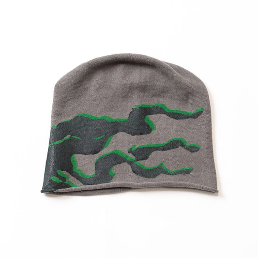 fire knit beanie [DARKGLAY]