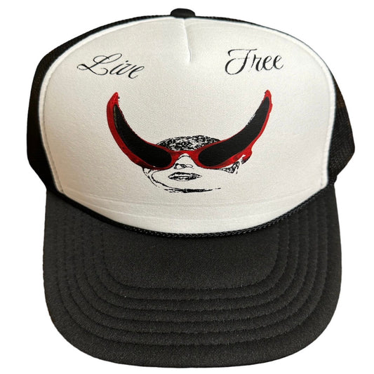 Devil LOVE  MESH CAP [BLACK&WHITE]